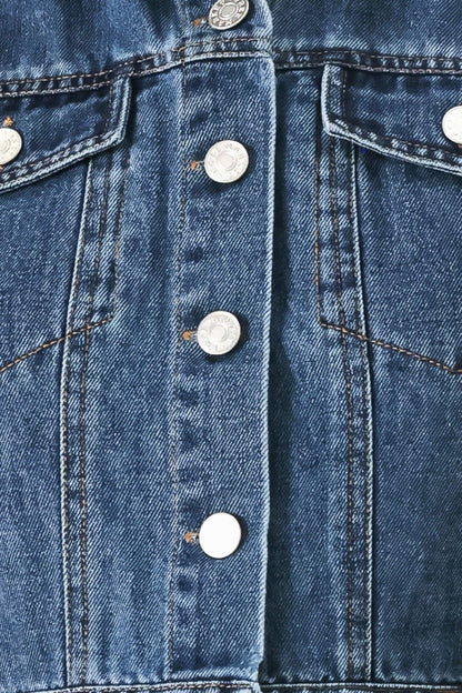 CASUAL GLAM DENIM MINI DRESS Flying Tomato