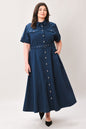 CLASSIC AUTHORITY WOVEN MIDI DRESS Flying Tomato