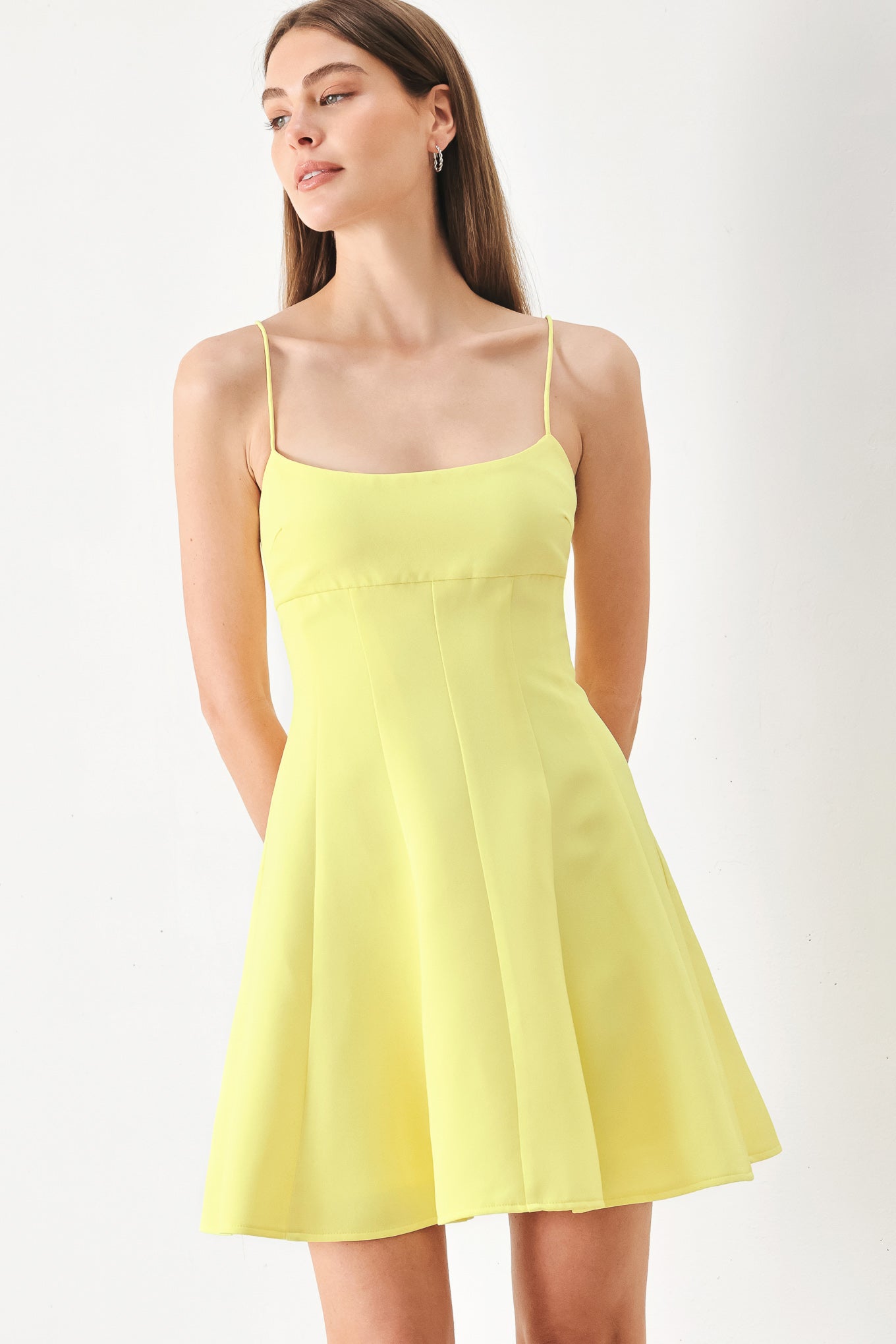 FRESH LINE WOVEN CAMI DRESS Flying Tomato