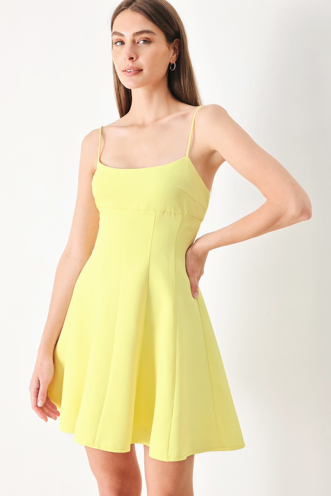 FRESH LINE WOVEN CAMI DRESS Flying Tomato