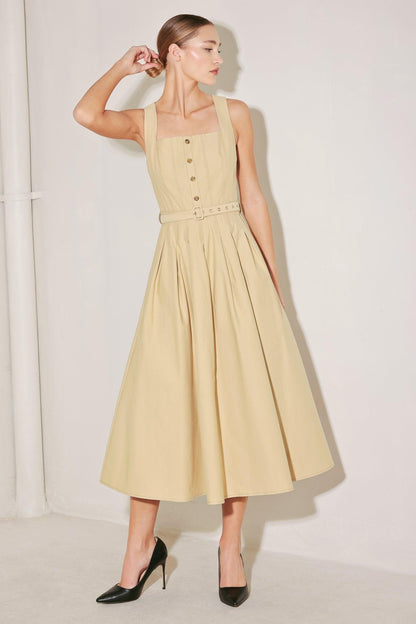 SAHARA GRACE WOVEN MIDI DRESS Flying Tomato