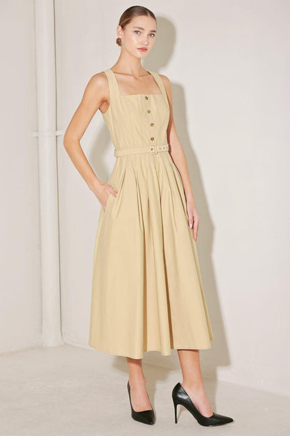 SAHARA GRACE WOVEN MIDI DRESS Flying Tomato