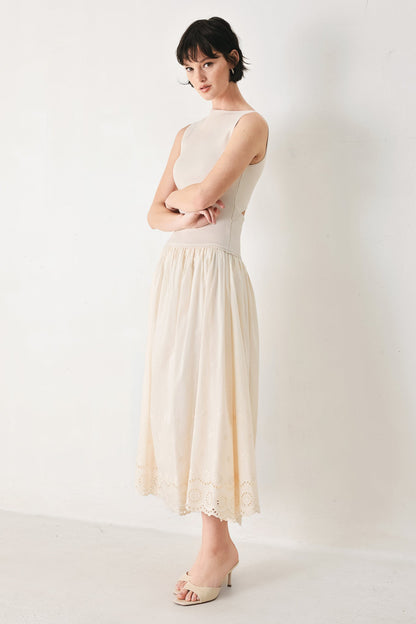 DAYDREAM THREAD MIDI DRESS Flying Tomato