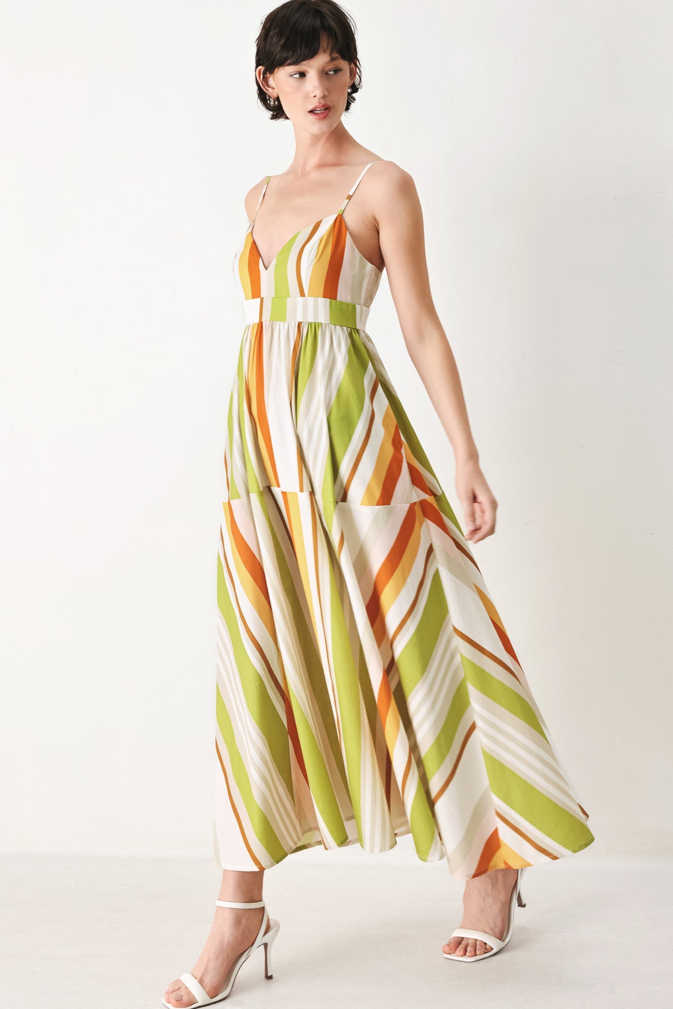 SUNRISE RIVIERA WOVEN MIDI DRESS Flying Tomato