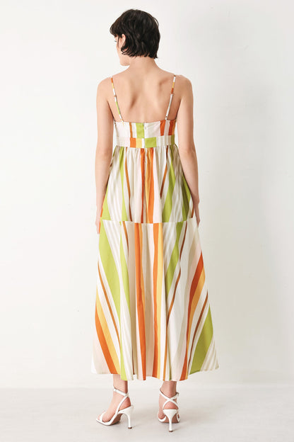 SUNRISE RIVIERA WOVEN MIDI DRESS Flying Tomato
