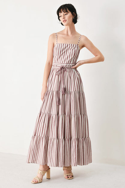 ROSY BREEZE WOVEN ANKLE DRESS Flying Tomato