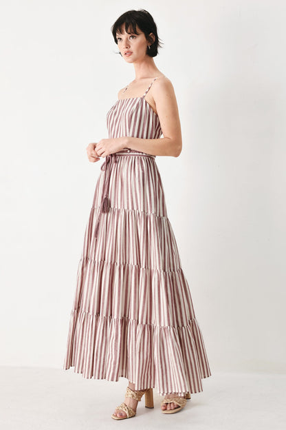 ROSY BREEZE WOVEN ANKLE DRESS Flying Tomato