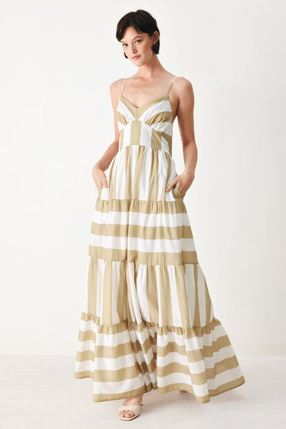 SUNKISSED BOARDWALK WOVEN MAXI DRESS Flying Tomato