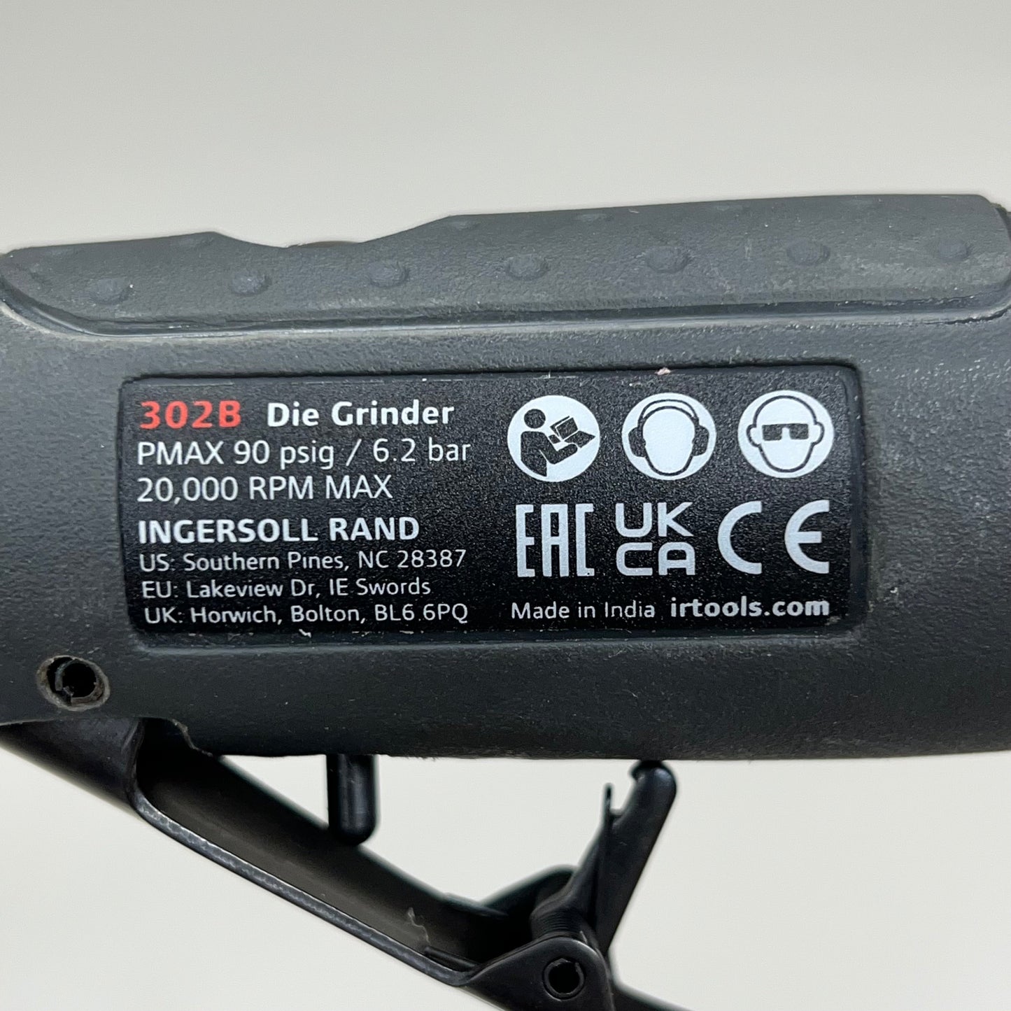 INGERSOLL RAND Easy Access Angle Die Tool Ergonomic&Lightweight 0.33 Power 302B PayWut