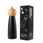 Kitchen Adjustable Coarseness Wood Pepper Grinder Mill Wooden Manual Sea Ceramic Grinding Mechanism Salt Mill