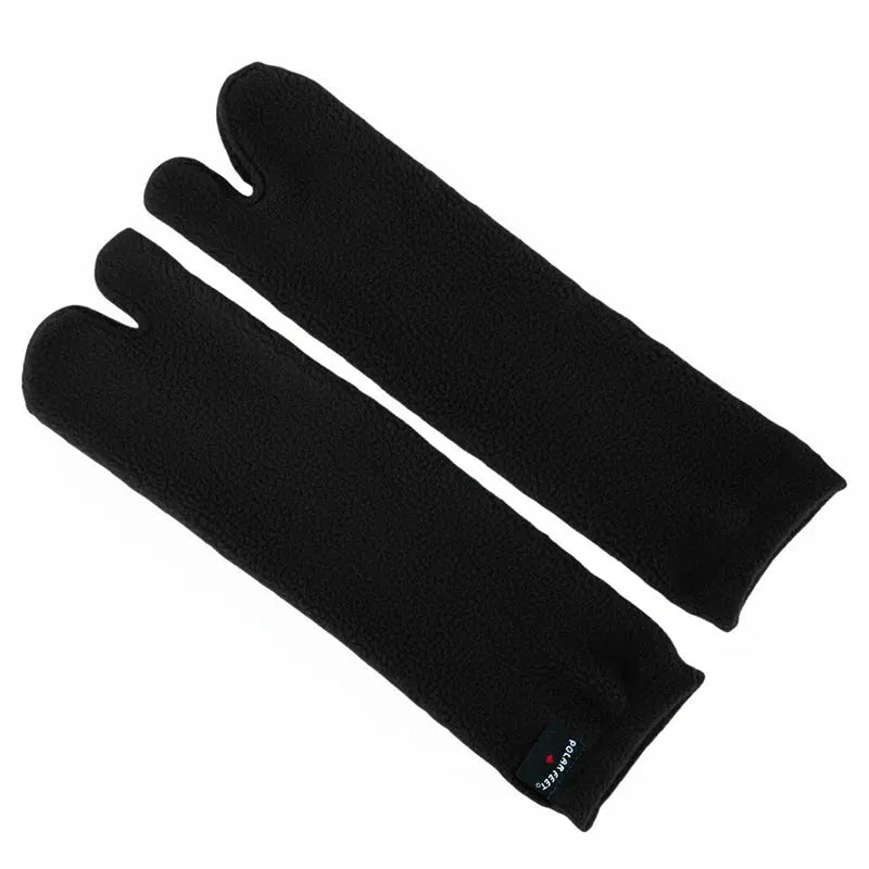 Polar Feet Fleece Tabi Socks - Black Polar Feet® LLC
