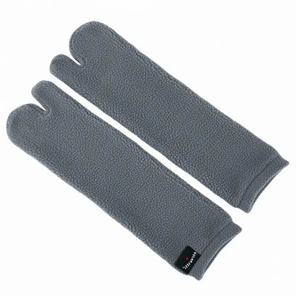 Polar Feet Fleece Tabi Socks - Soft Grey Polar Feet® LLC