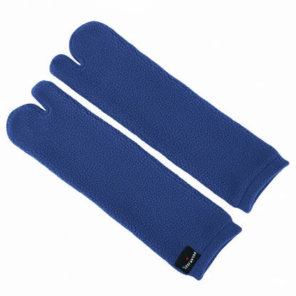 Polar Feet Fleece Tabi Socks - Denim Polar Feet® LLC