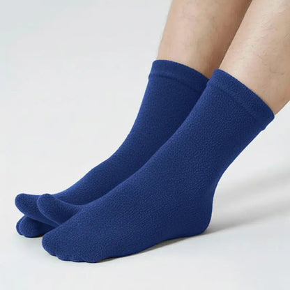 Polar Feet Fleece Tabi Socks - Denim Polar Feet® LLC