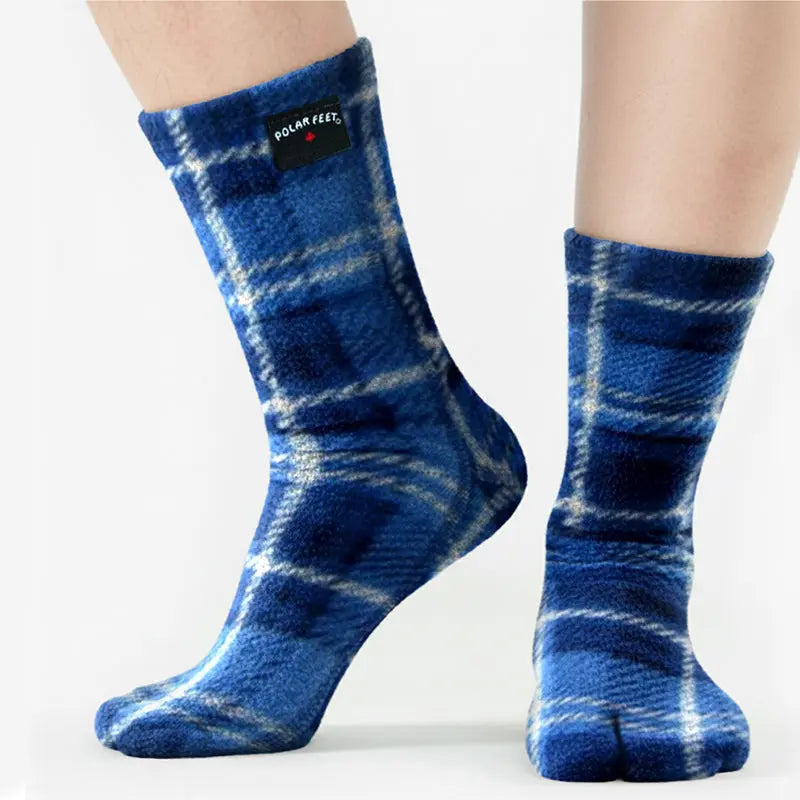 Polar Feet Fleece Tabi Socks - Flannel Polar Feet® LLC