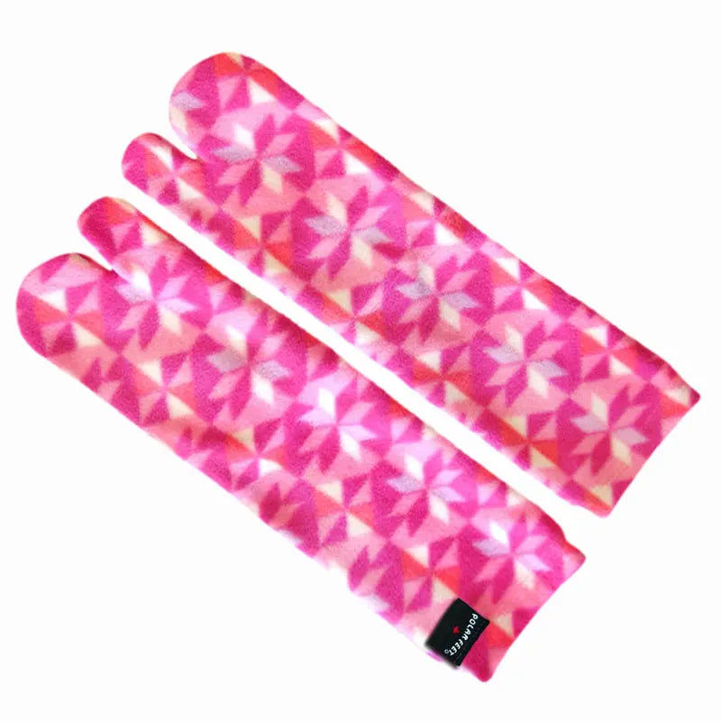 Polar Feet Fleece Tabi Socks - Kaleidoscope Polar Feet® LLC