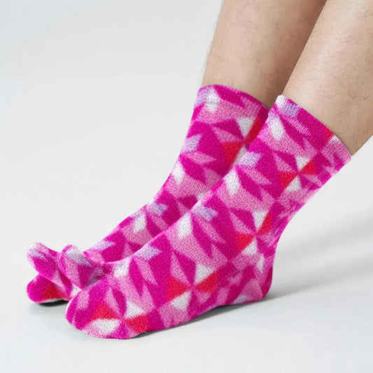 Polar Feet Fleece Tabi Socks - Kaleidoscope Polar Feet® LLC