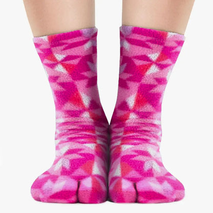 Polar Feet Fleece Tabi Socks - Kaleidoscope Polar Feet® LLC