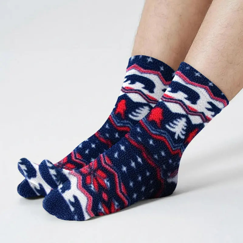 Polar Feet Fleece Tabi Socks - Polar Bear Polar Feet® LLC