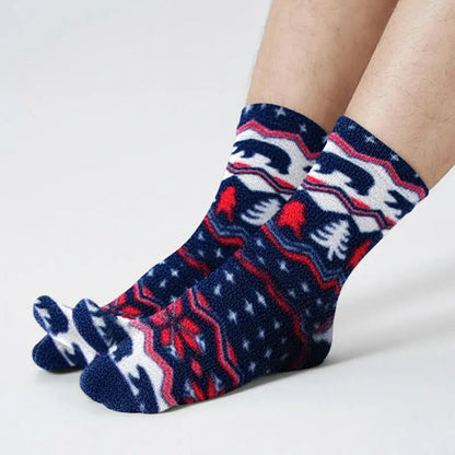 Polar Feet Fleece Tabi Socks - Polar Bear Polar Feet® LLC
