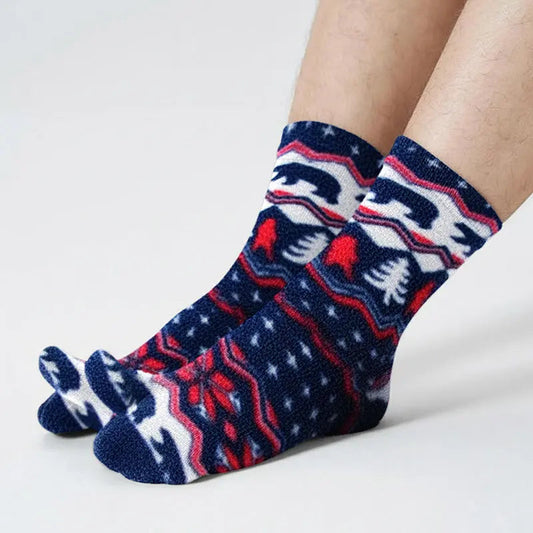Polar Feet Fleece Tabi Socks - Polar Bear Polar Feet® LLC