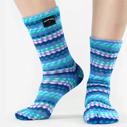 Polar Feet Fleece Tabi Socks - Ripple Polar Feet® LLC