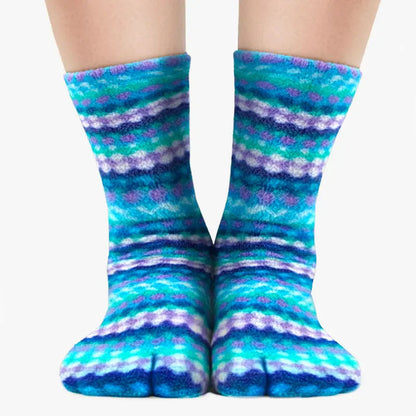 Polar Feet Fleece Tabi Socks - Ripple Polar Feet® LLC