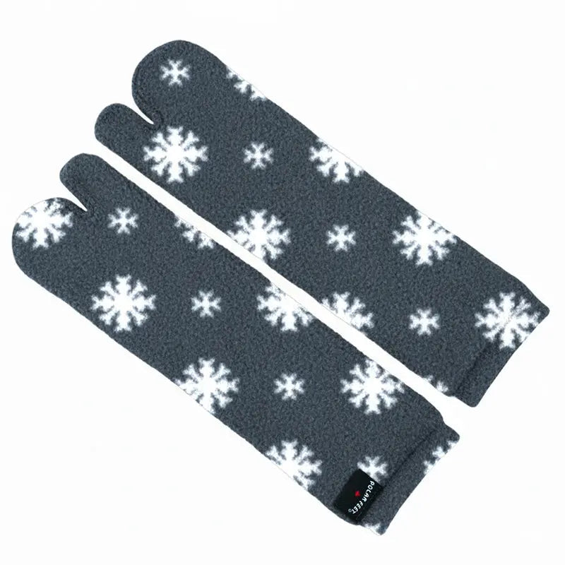 Polar Feet Fleece Tabi Socks - Snow Polar Feet® LLC