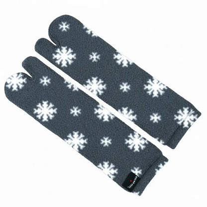 Polar Feet Fleece Tabi Socks - Snow Polar Feet® LLC