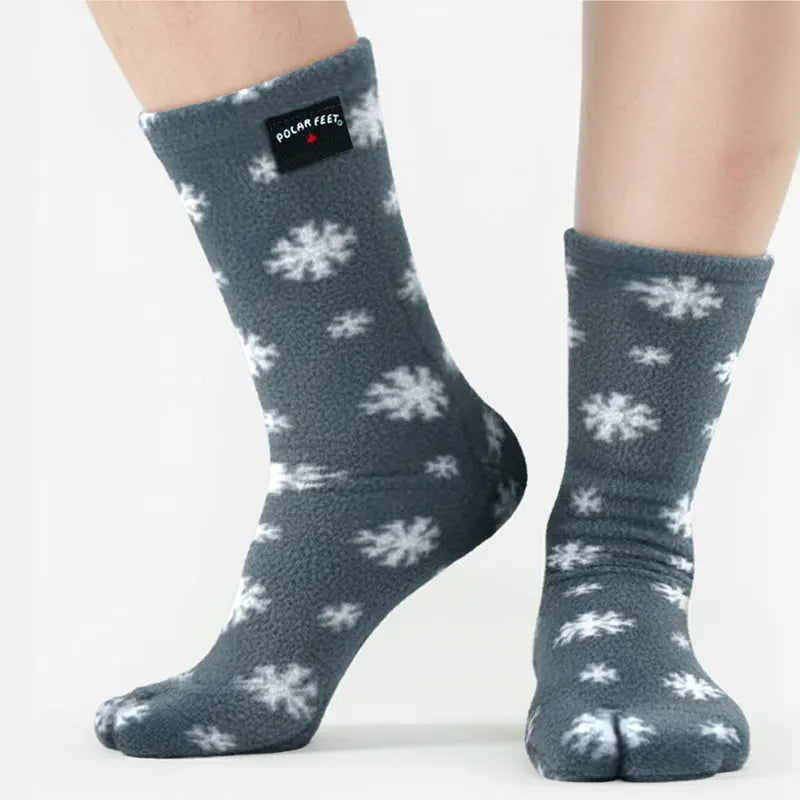 Polar Feet Fleece Tabi Socks - Snow Polar Feet® LLC
