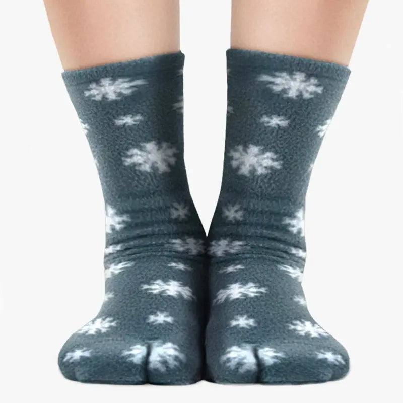 Polar Feet Fleece Tabi Socks - Snow Polar Feet® LLC