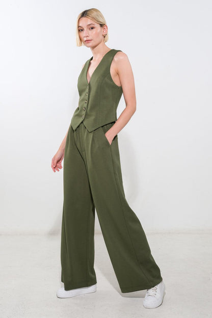 CALL MY LOVELY PONTI VEST Flying Tomato
