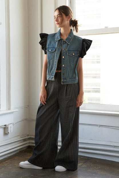 AUTHENTIC MOMENTS DENIM VEST Flying Tomato