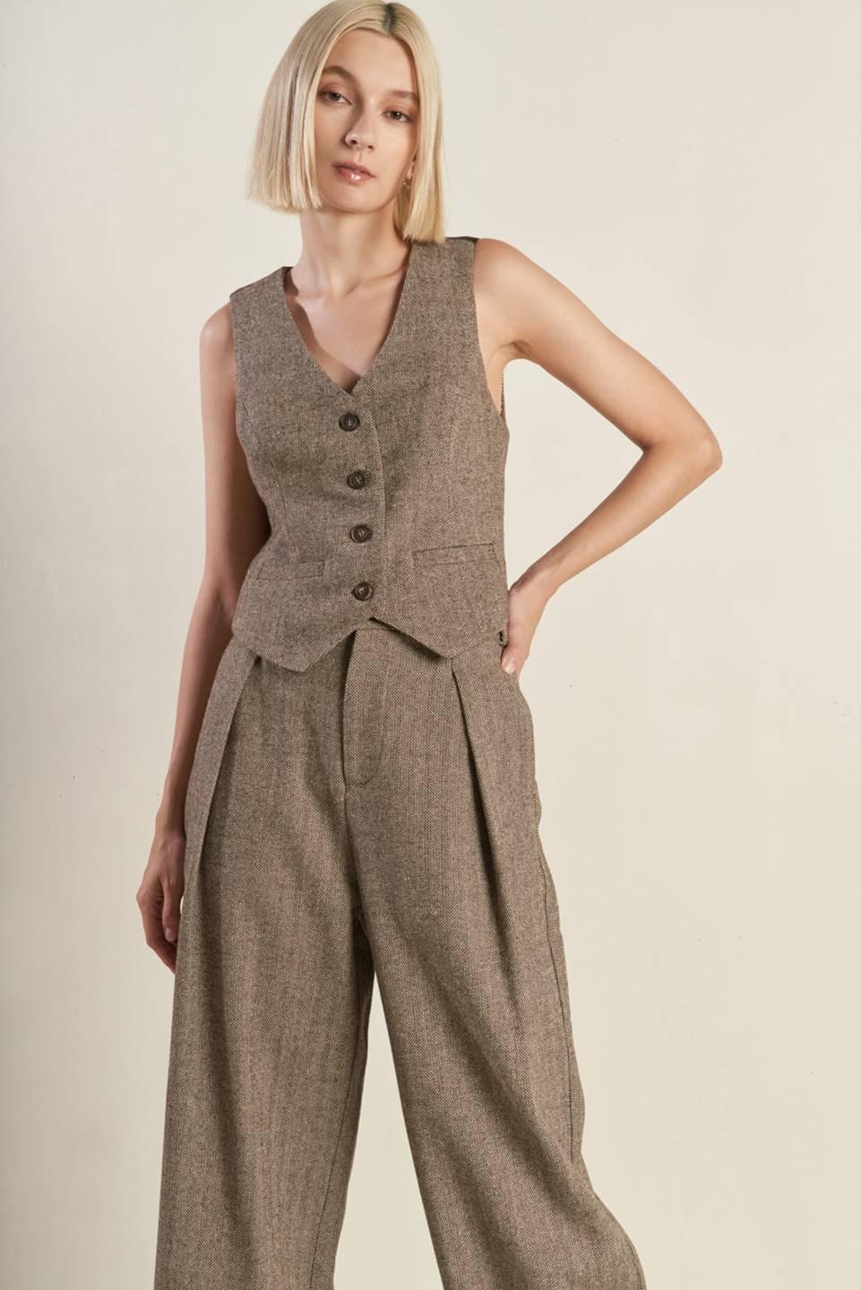 VIBRANT DAZE WOVEN VEST Flying Tomato