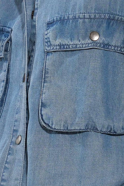 ACTIVE VIBE TENCEL DENIM JACKET Flying Tomato