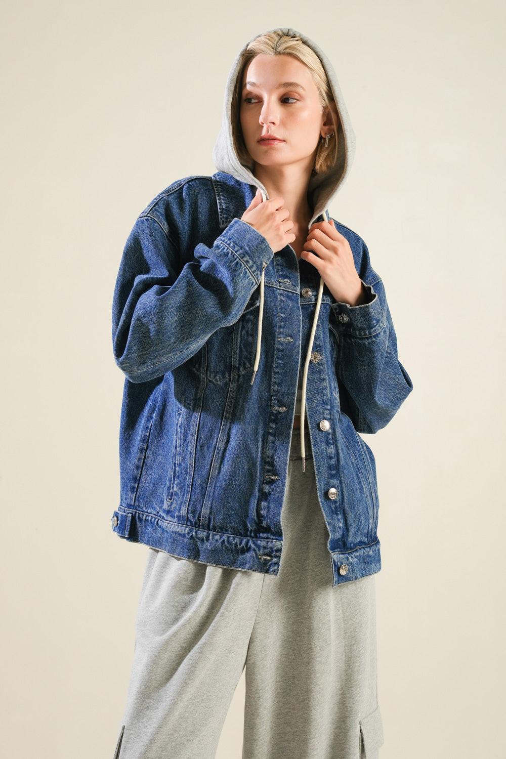 CROSS YOUR MIND DENIM JACKET Flying Tomato