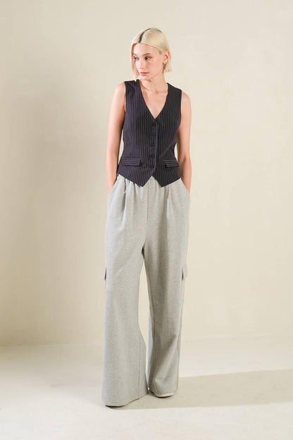 CAUGHT YOUR EYE WOVEN VEST Flying Tomato