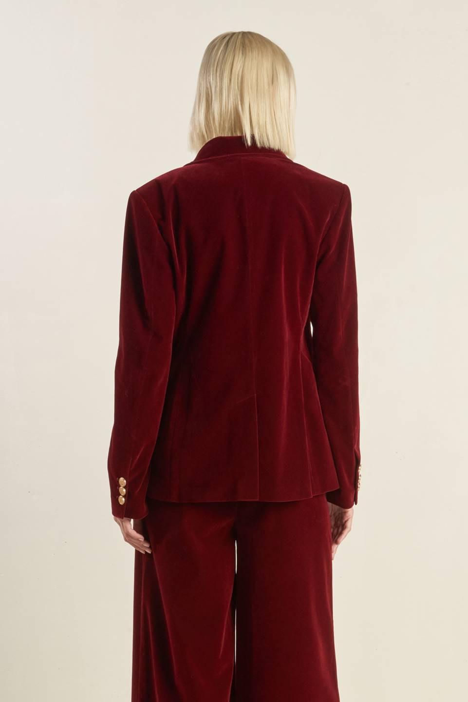 COY CHARM VELVET BLAZER Flying Tomato