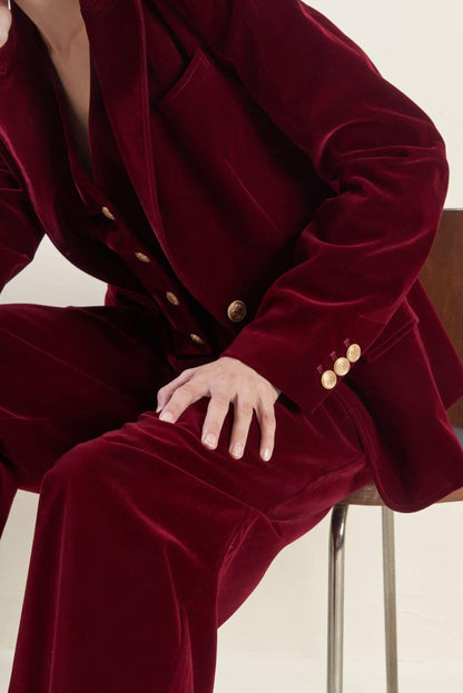 COY CHARM VELVET BLAZER Flying Tomato
