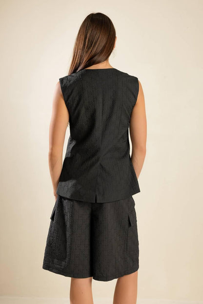 SEE WHAT HAPPENS WOVEN VEST Flying Tomato