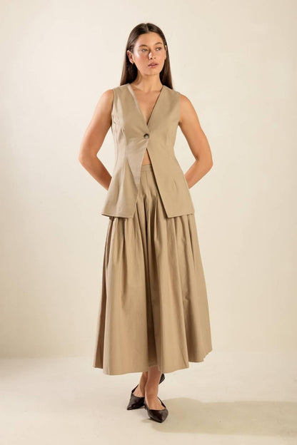 FLEETING FAUNA WOVEN VEST Flying Tomato