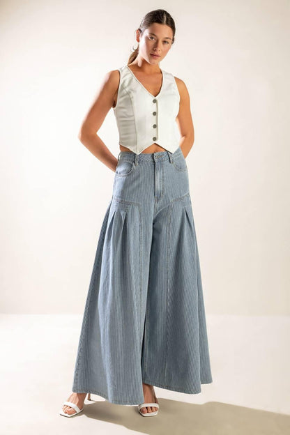THE LILY'S SECRET DENIM VEST Flying Tomato