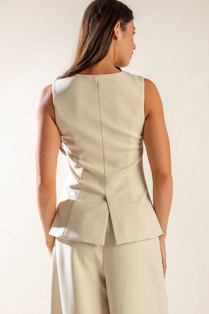 WHERE YOU BELONG WOVEN VEST Flying Tomato