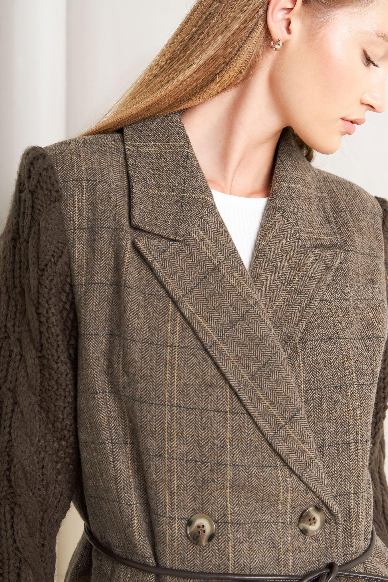 FIELDLINE HERITAGE WOVEN MIDI COAT Flying Tomato