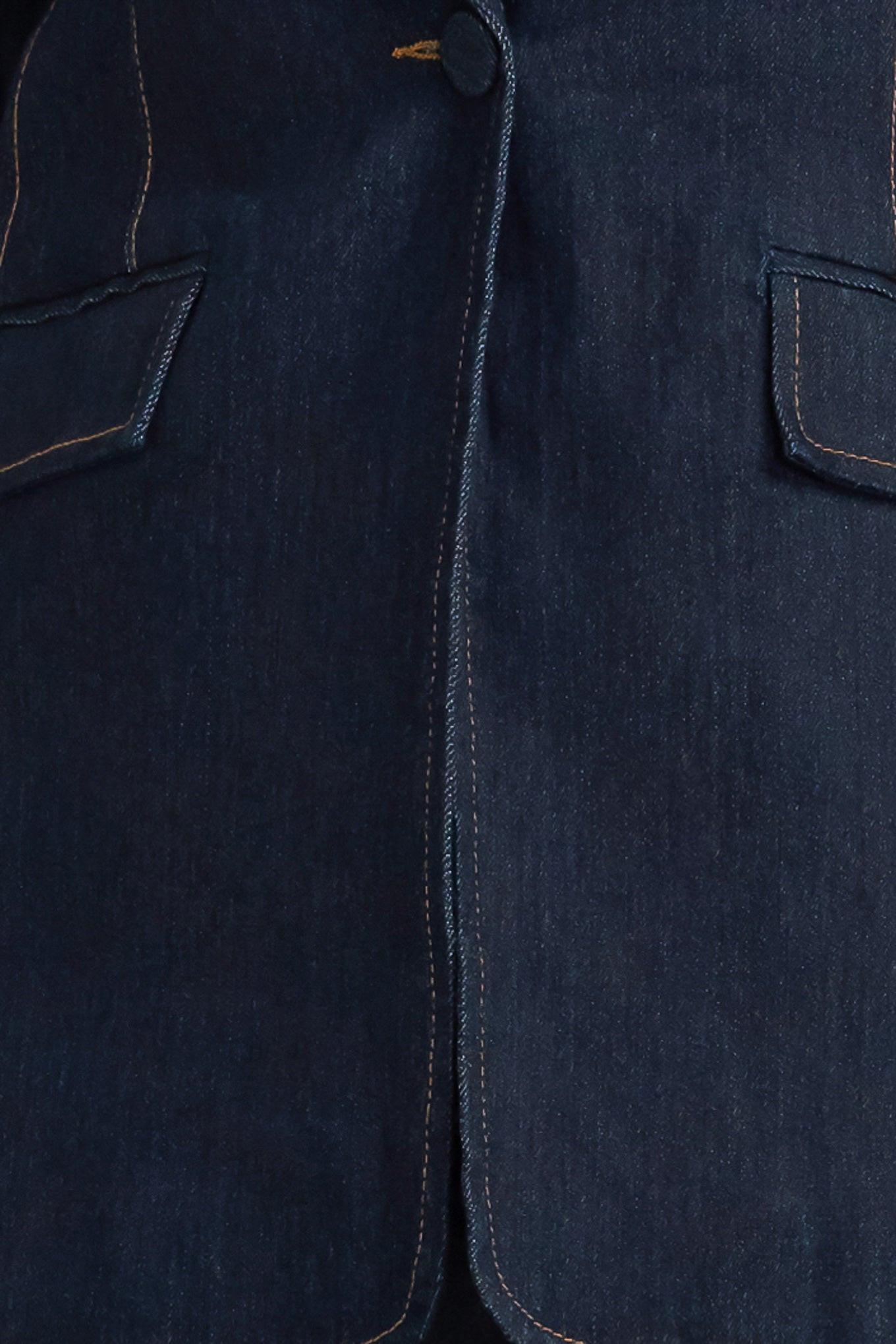 URBAN PANEL DENIM BLAZER Flying Tomato