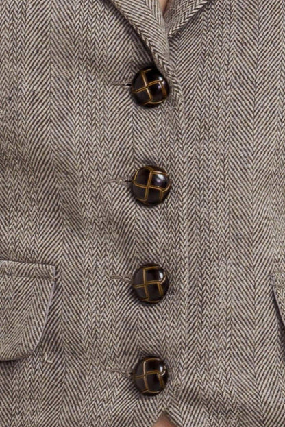 TAILORED COOL WOVEN VEST Flying Tomato