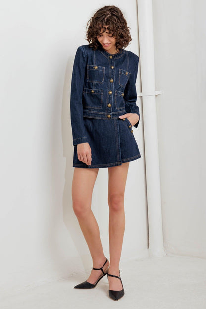 GLAM CODE DENIM JACKET Flying Tomato