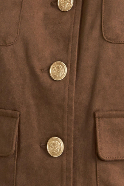 HERITAGE UTILITY FAUX SUEDE JACKET Flying Tomato