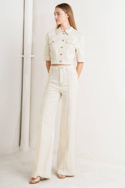 MODERN NEUTRAL TWILL JACKET Flying Tomato