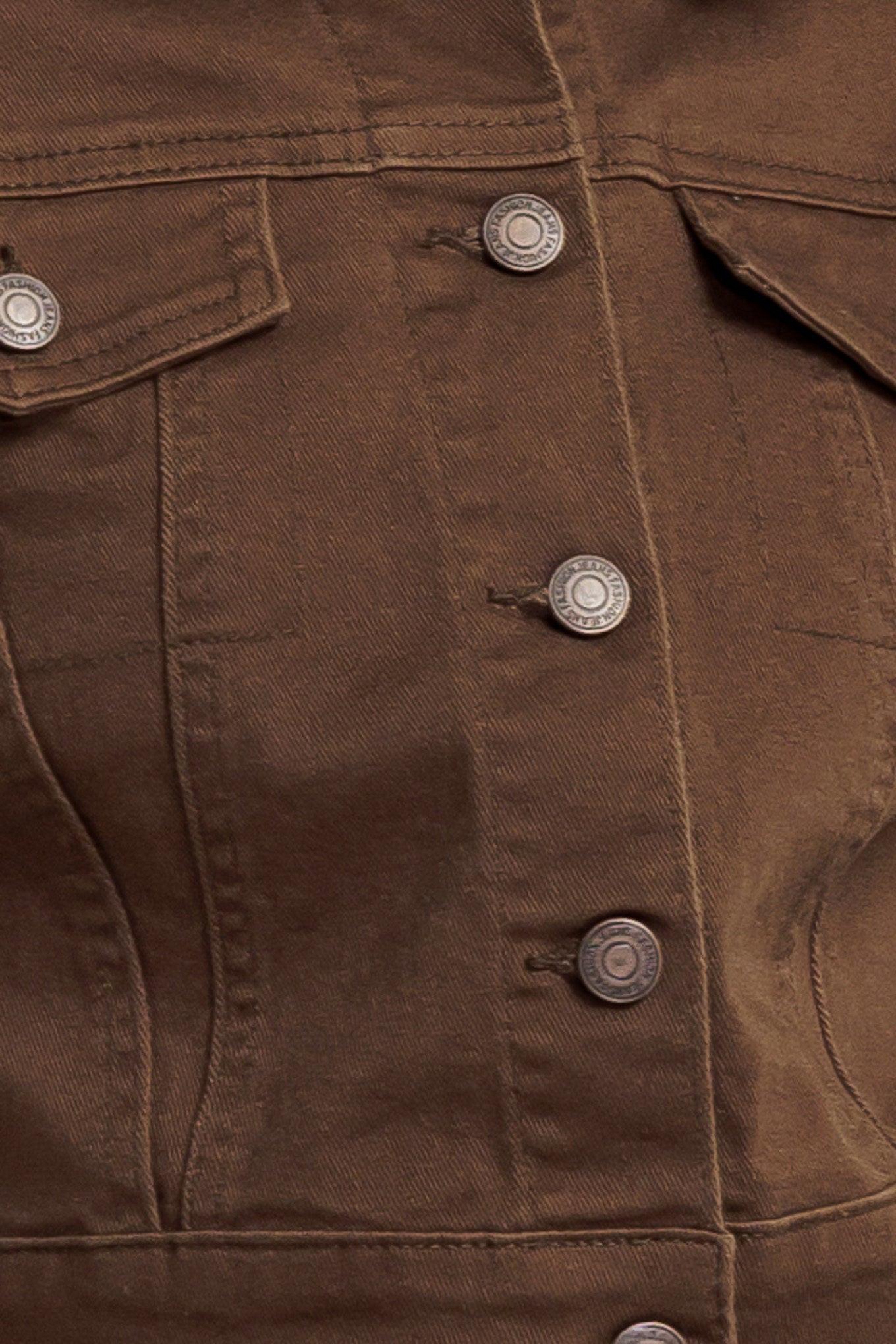 EFFORTLESS EDGE BROWN TWILL JACKET Flying Tomato
